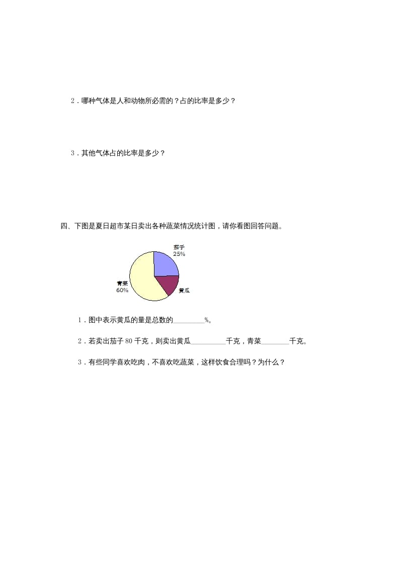 图片[2]-六年级数学上册7扇形统计图（人教版）-学习资料站