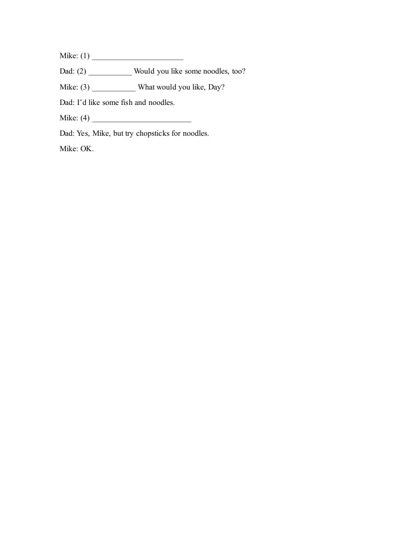 图片[2]-四年级英语上册Unit5_B_Read_and_write同步习题（人教版一起点）-学习资料站