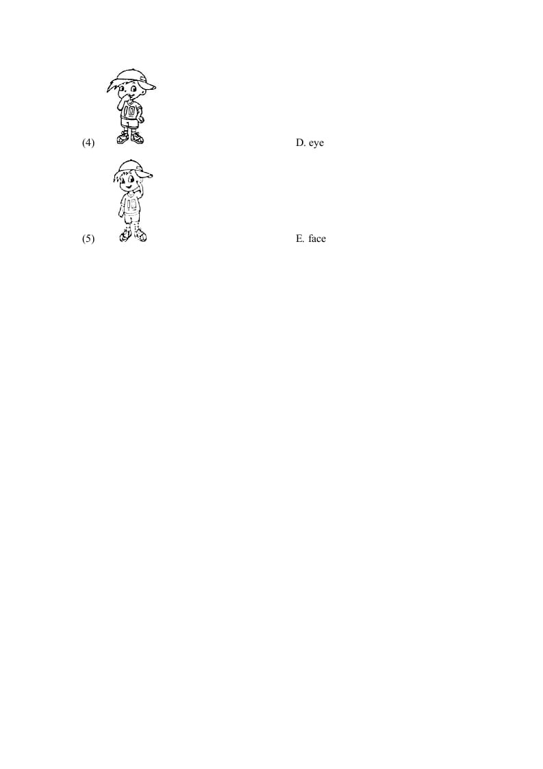 图片[3]-一年级英语上册Unit2_Lesson1课时训练（人教一起点）-学习资料站