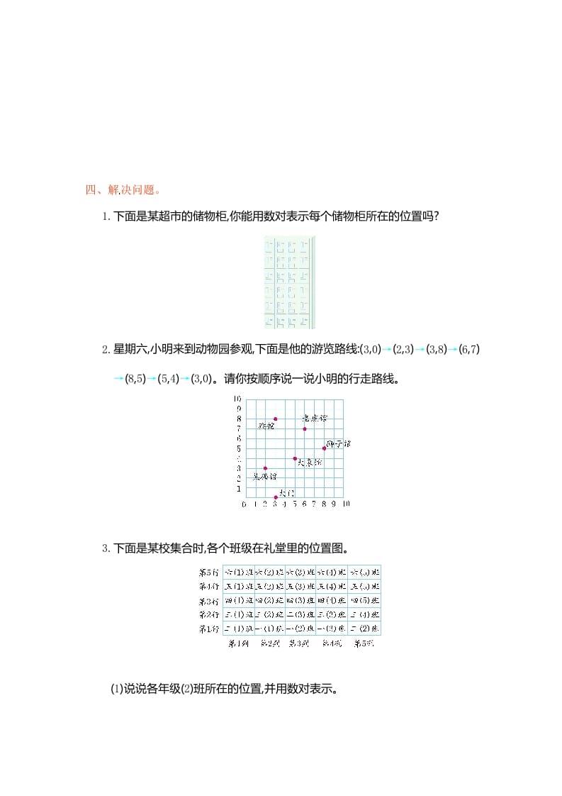 图片[3]-五年级数学上册第2单元测试卷1（人教版）-学习资料站