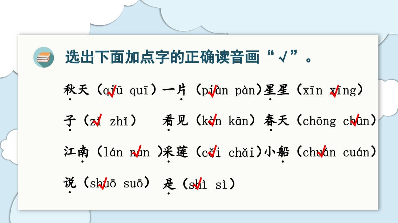 图片[3]-一年级语文上册（复习课件）第四单元（部编版）-学习资料站