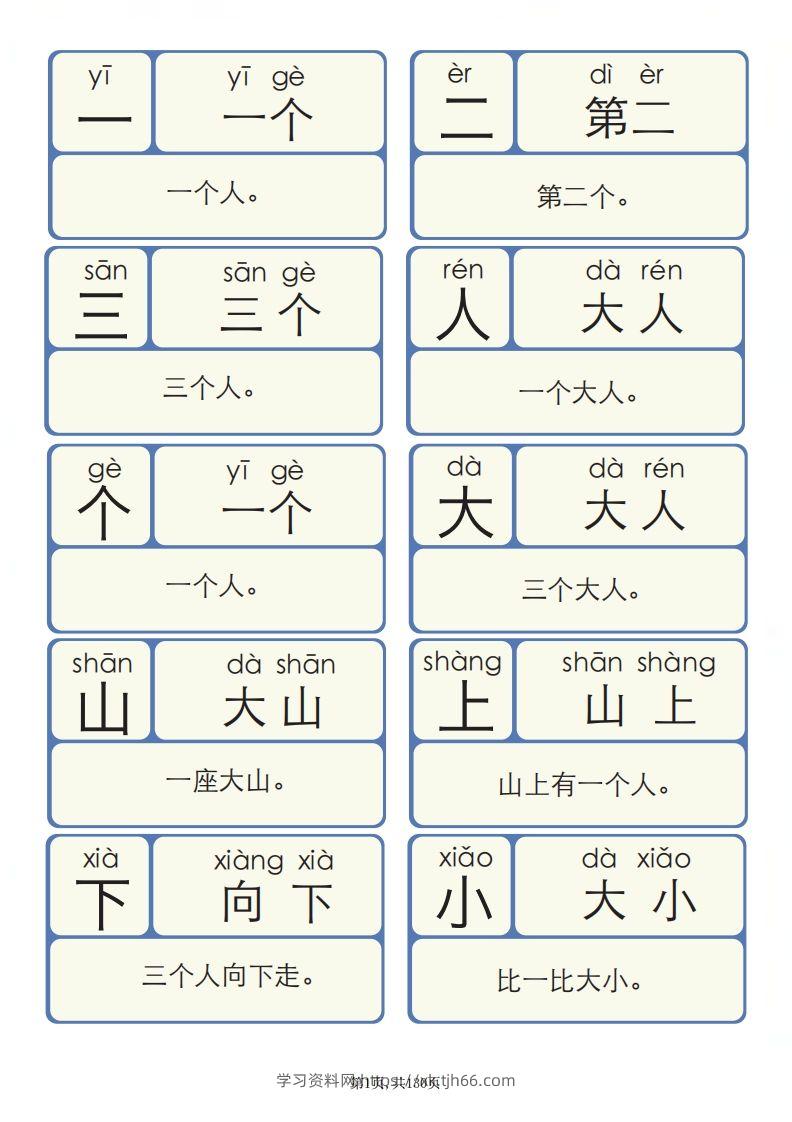图片[2]-【拼音】识字拼音1300字-学习资料站