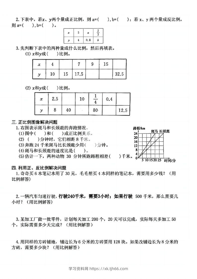 图片[2]-小升初数学必考压轴正反比例-学习资料站